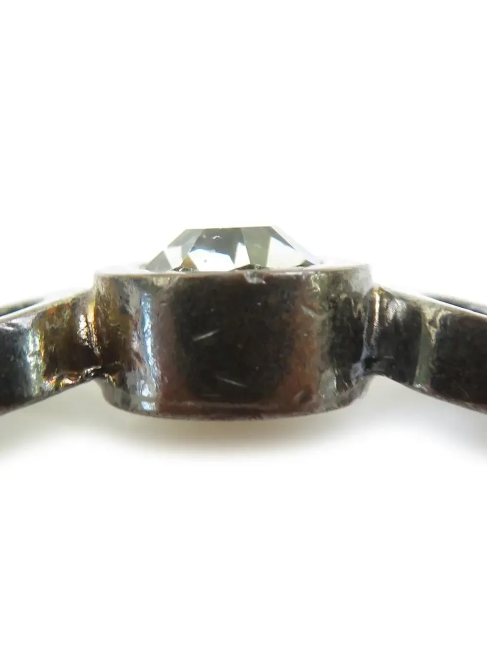Auth Celine Bracelet Gunmetal Metal - #302693C15B